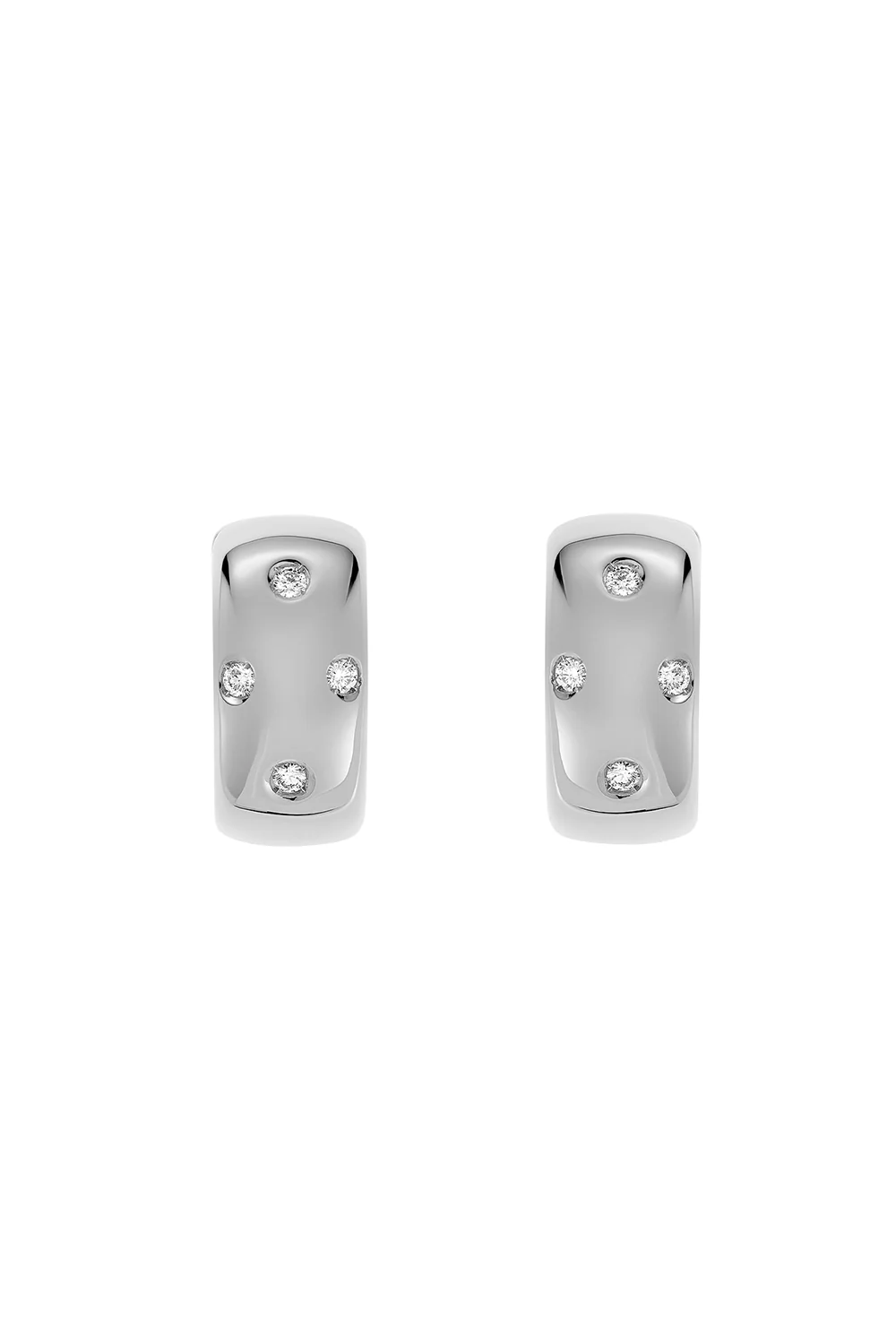 Scattered Diamond Ghost Earrings - Image 3
