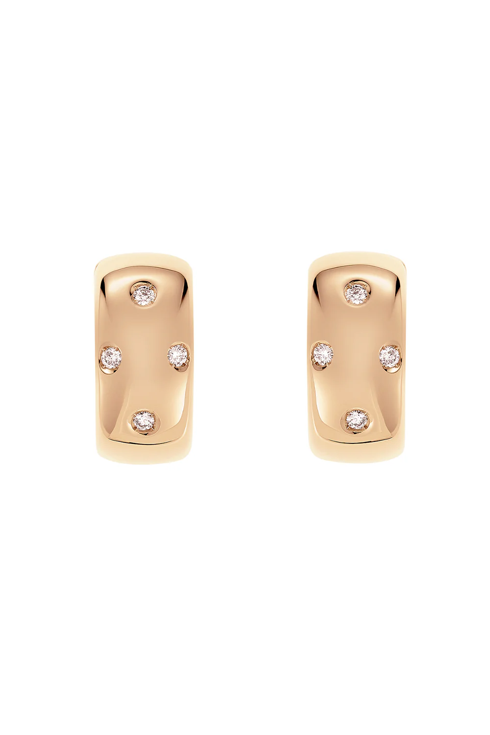 Scattered Diamond Ghost Earrings - Image 4