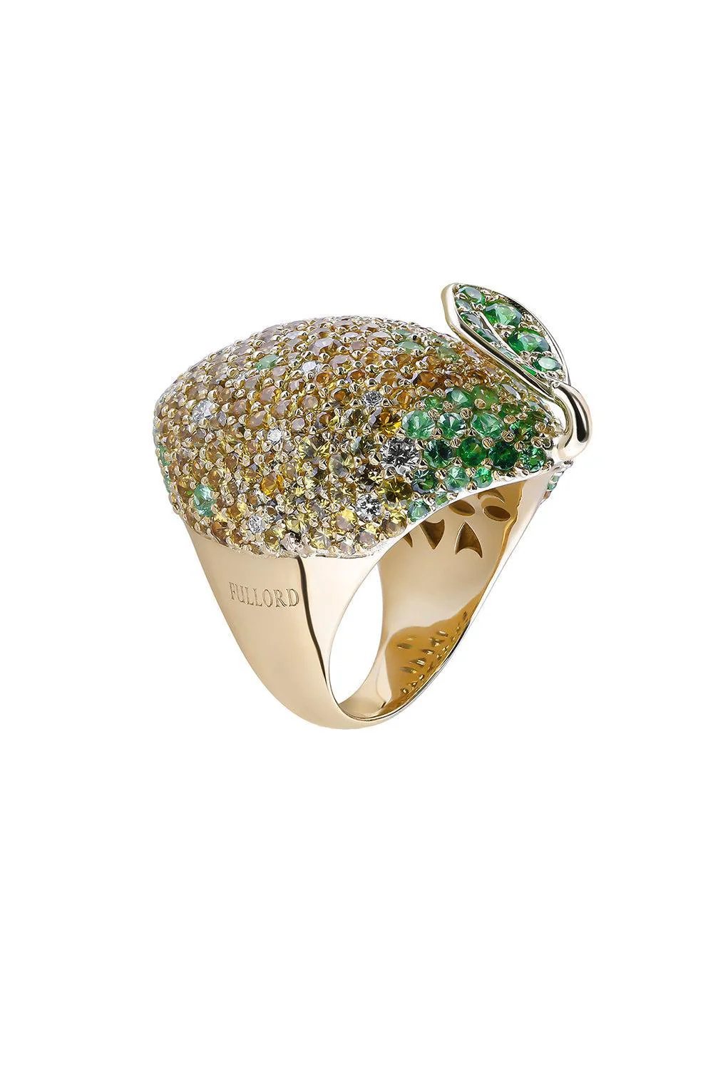 Yellow Sapphire Eden Lemon Ring - Image 3