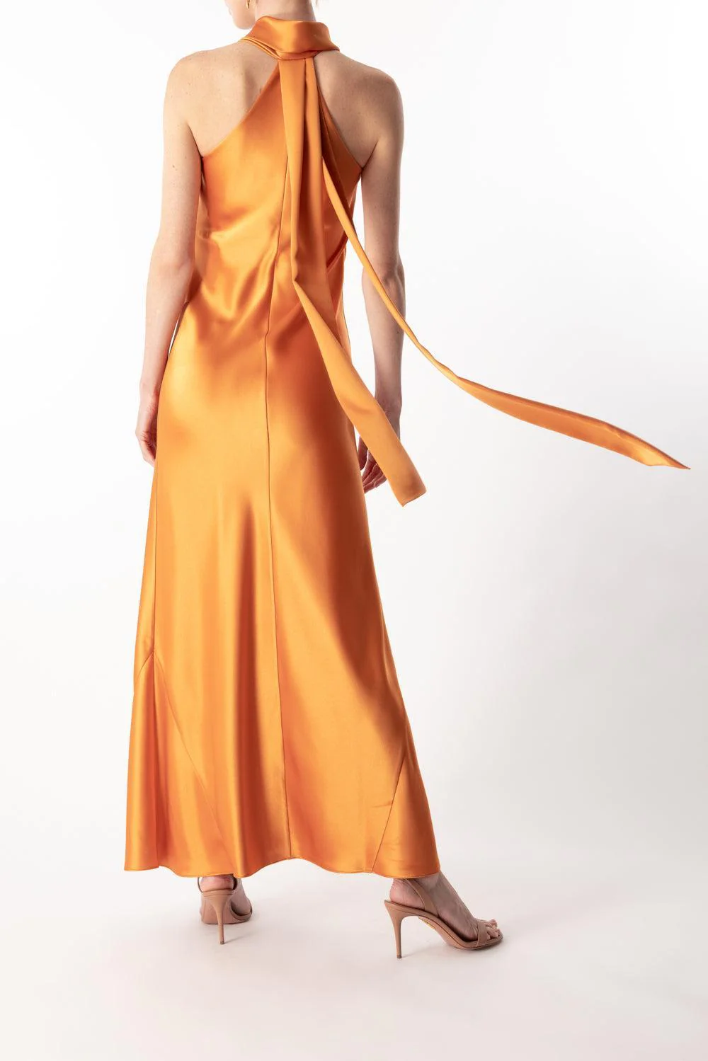 Cropped Pandora Dress - Ochre - Image 4