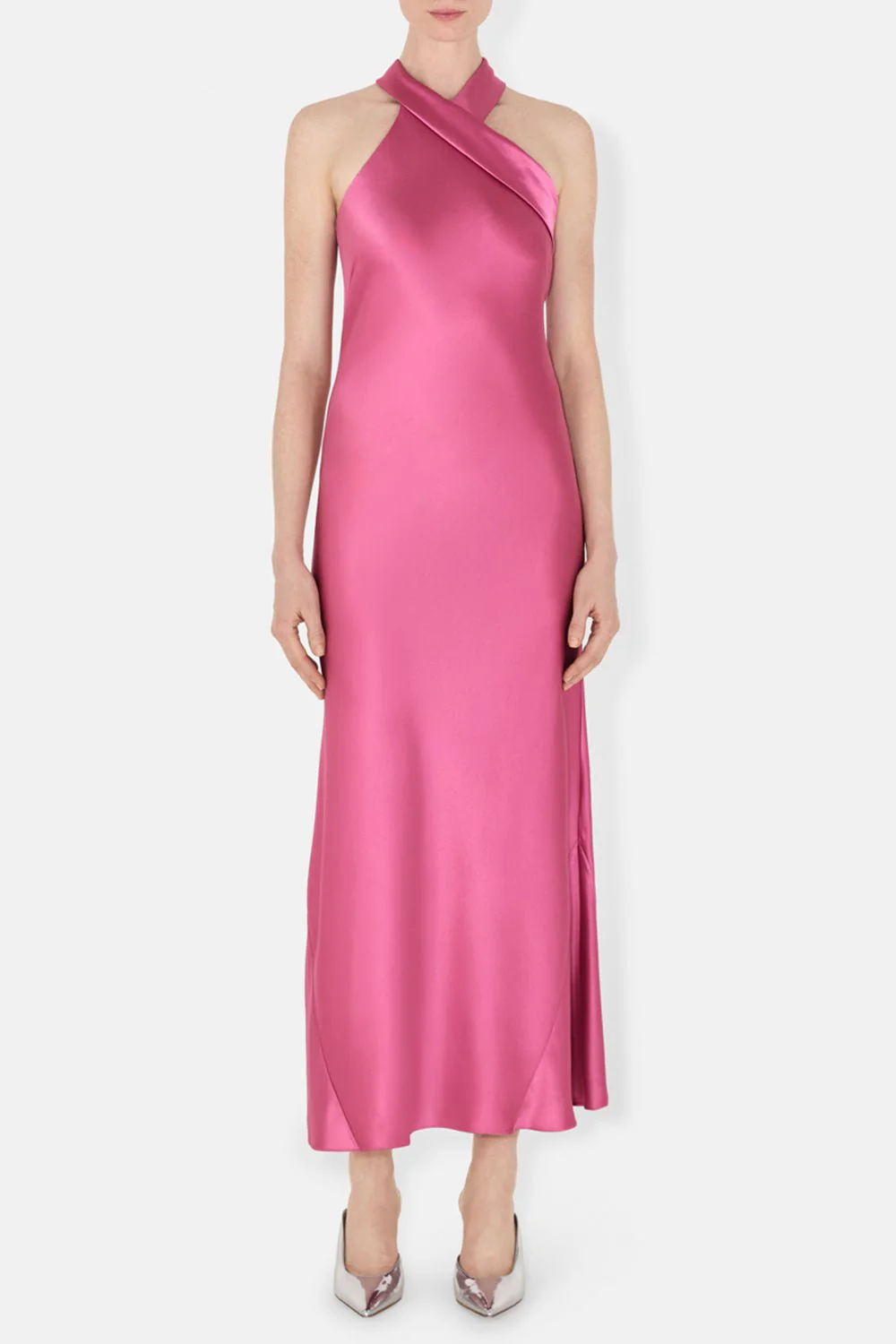 Cropped Pandora Dress - Magenta - Image 2