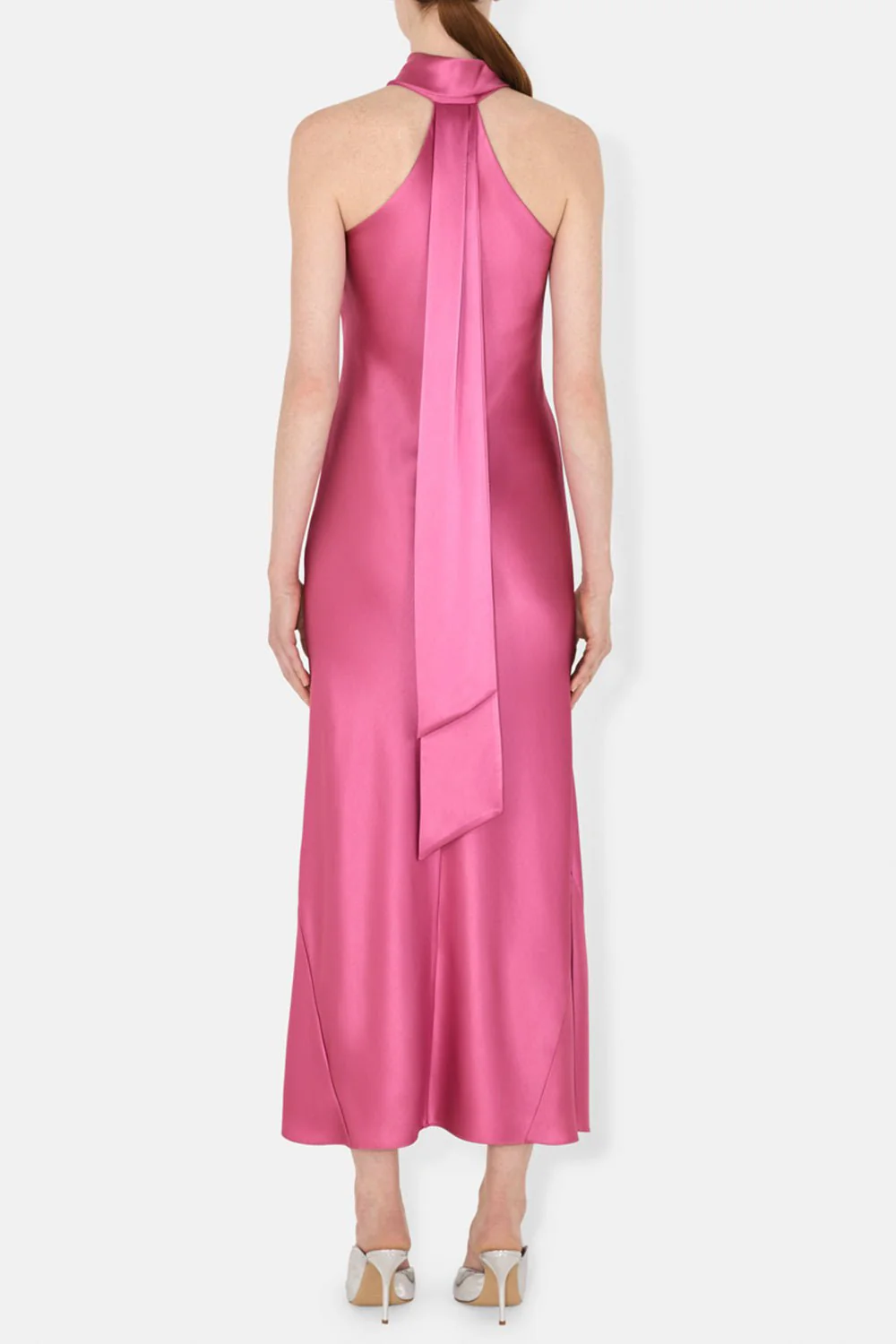 Cropped Pandora Dress - Magenta - Image 4