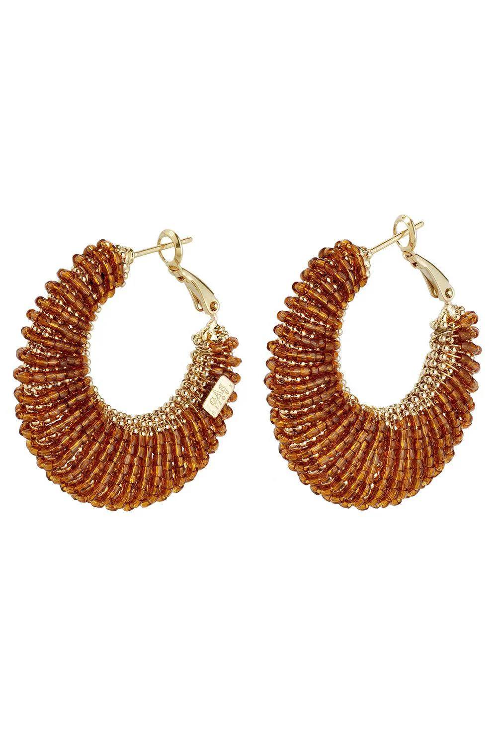 Brown Large Izzia Earrings