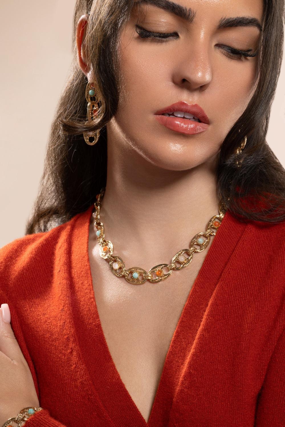 Carthage Multi Link Necklace - Image 3
