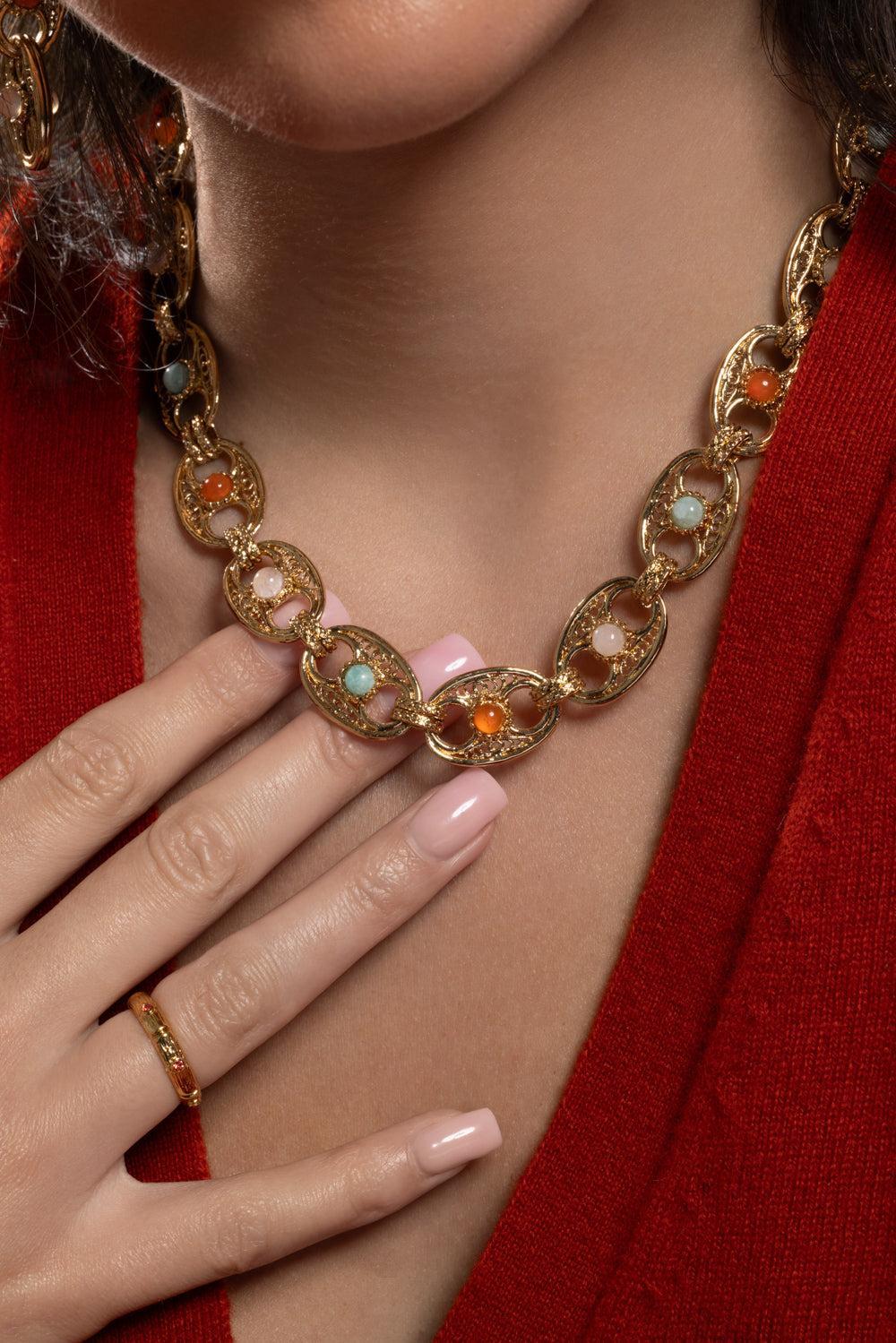 Carthage Multi Link Necklace - Image 4