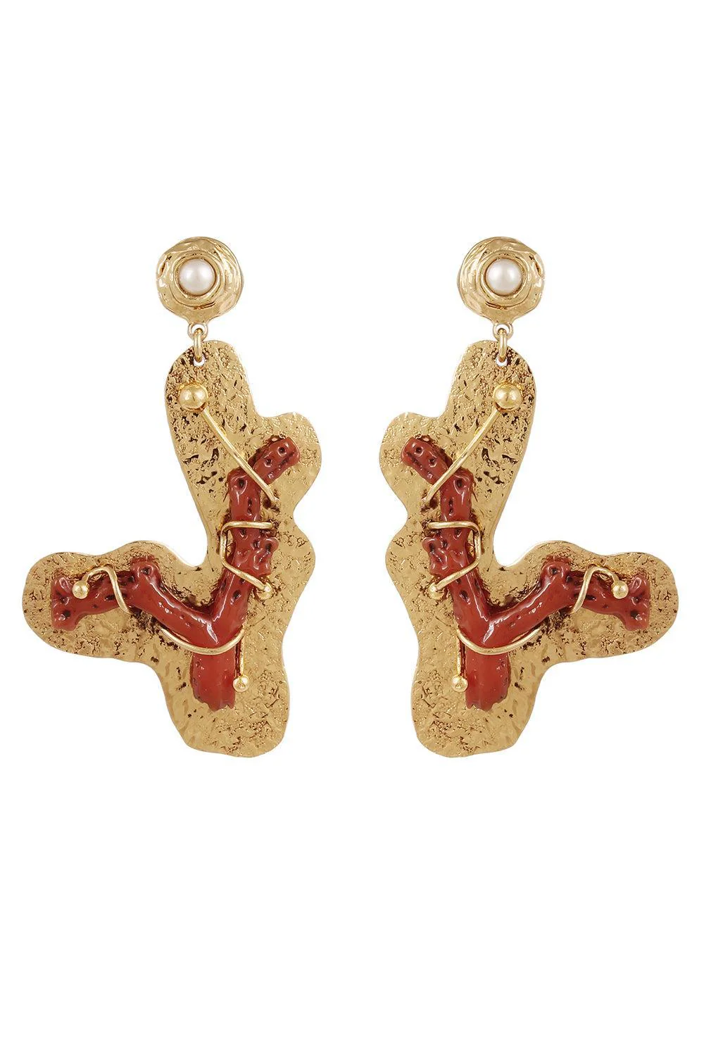 Coral Formentera Earrings