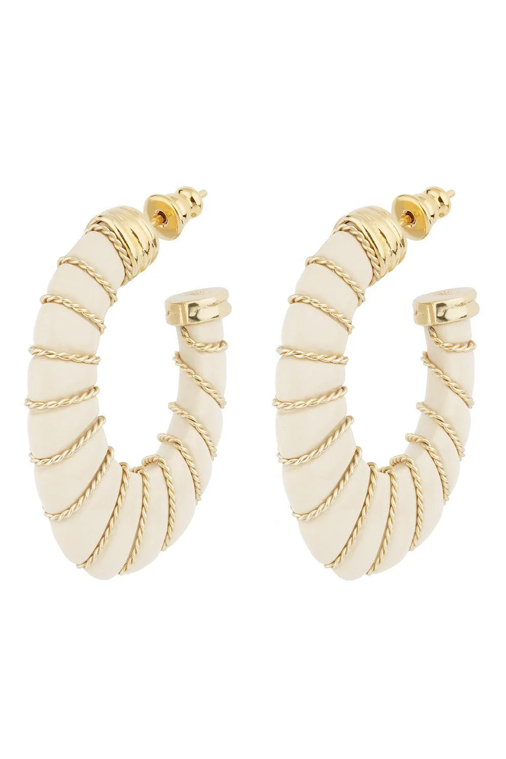 Cream Small Cyclade Earrings