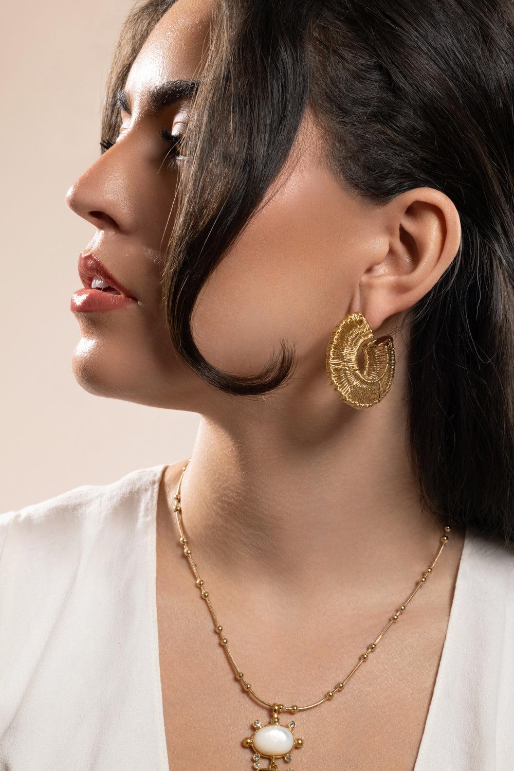 Crocus Filea Hoop Earrings - Image 3