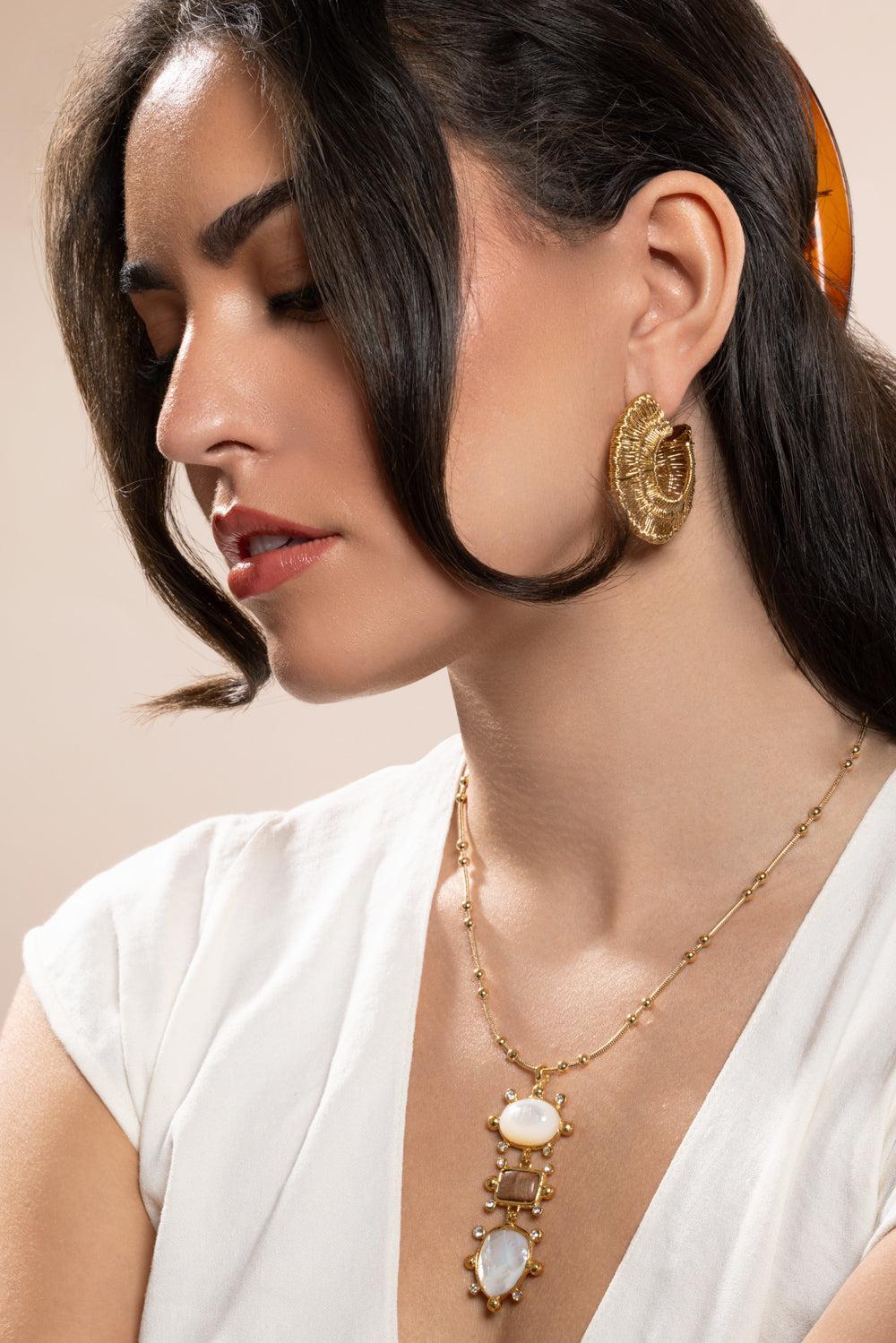 Crocus Filea Hoop Earrings - Image 4