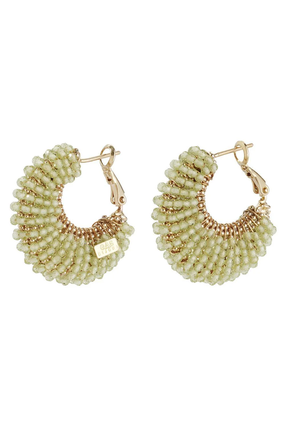 Green Quartz Small Izzia Earrings