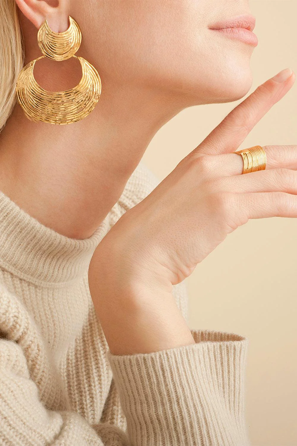 Luna Wave Earrings - Image 2