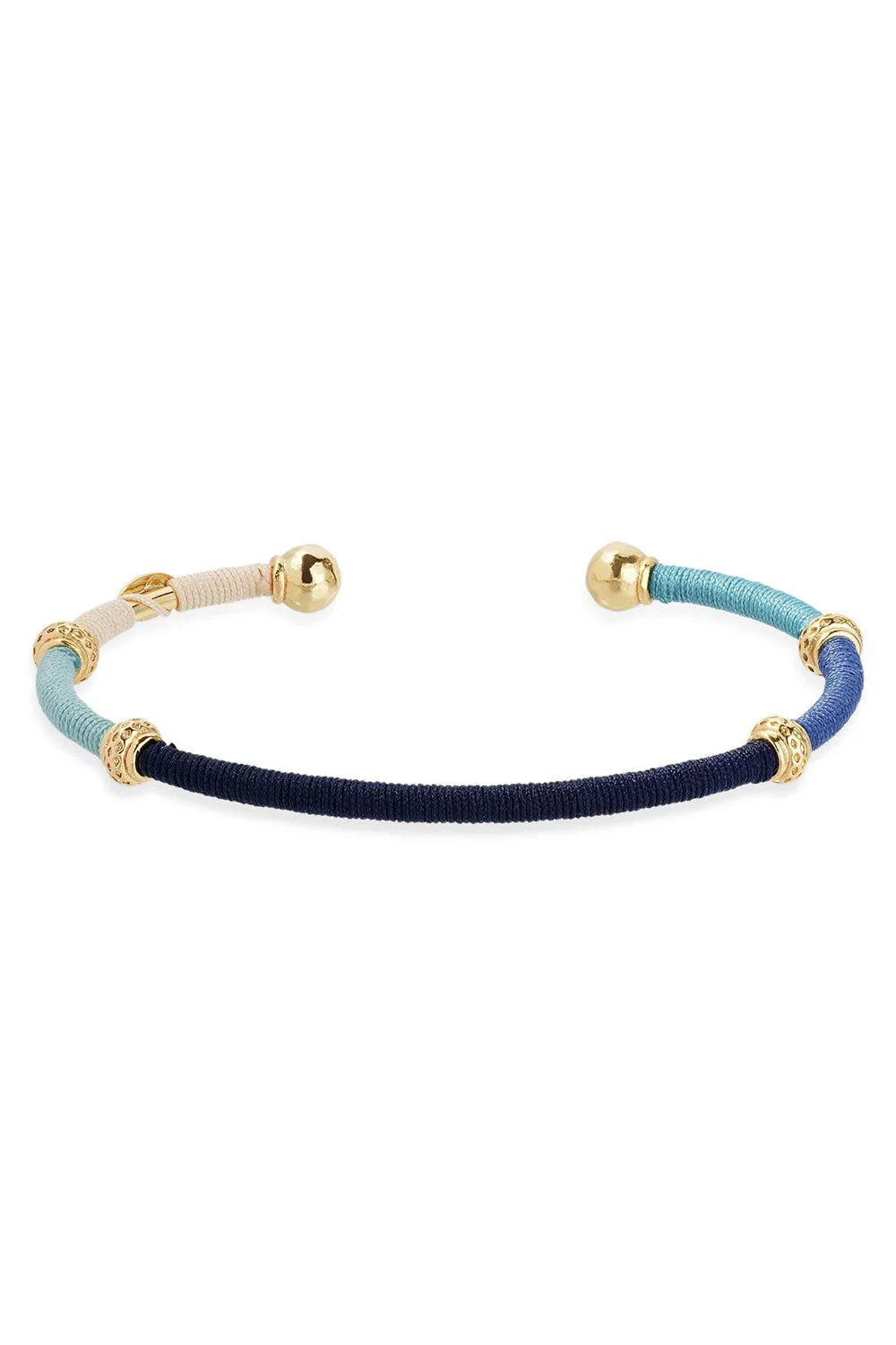 Navy Cream Blue Green Zanzifull Bracelet