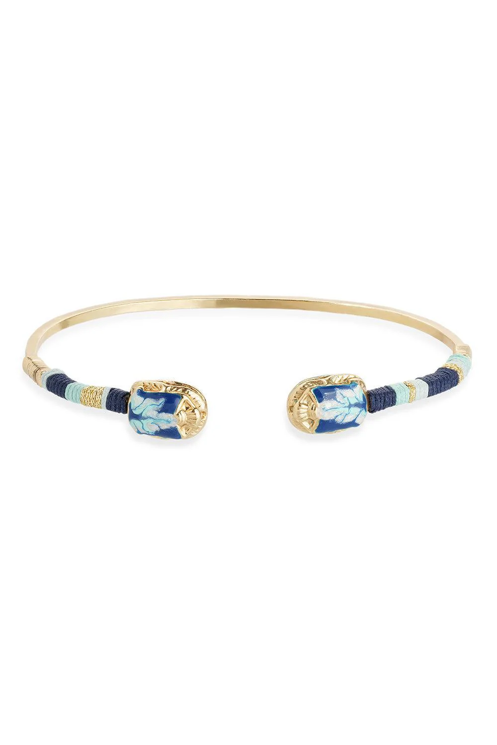 Navy Turquoise Duality Scara Bracelet