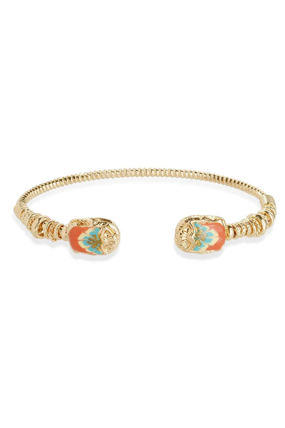 Orange Blue Large Duality Bracelet