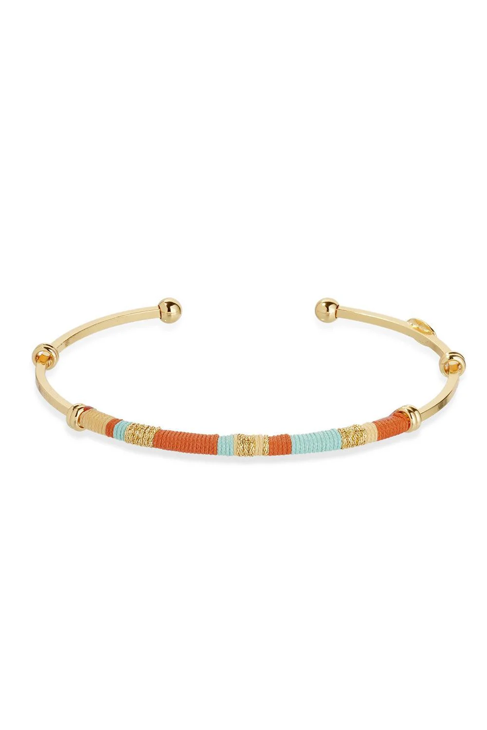 Orange Blue Zanzibar Bracelet