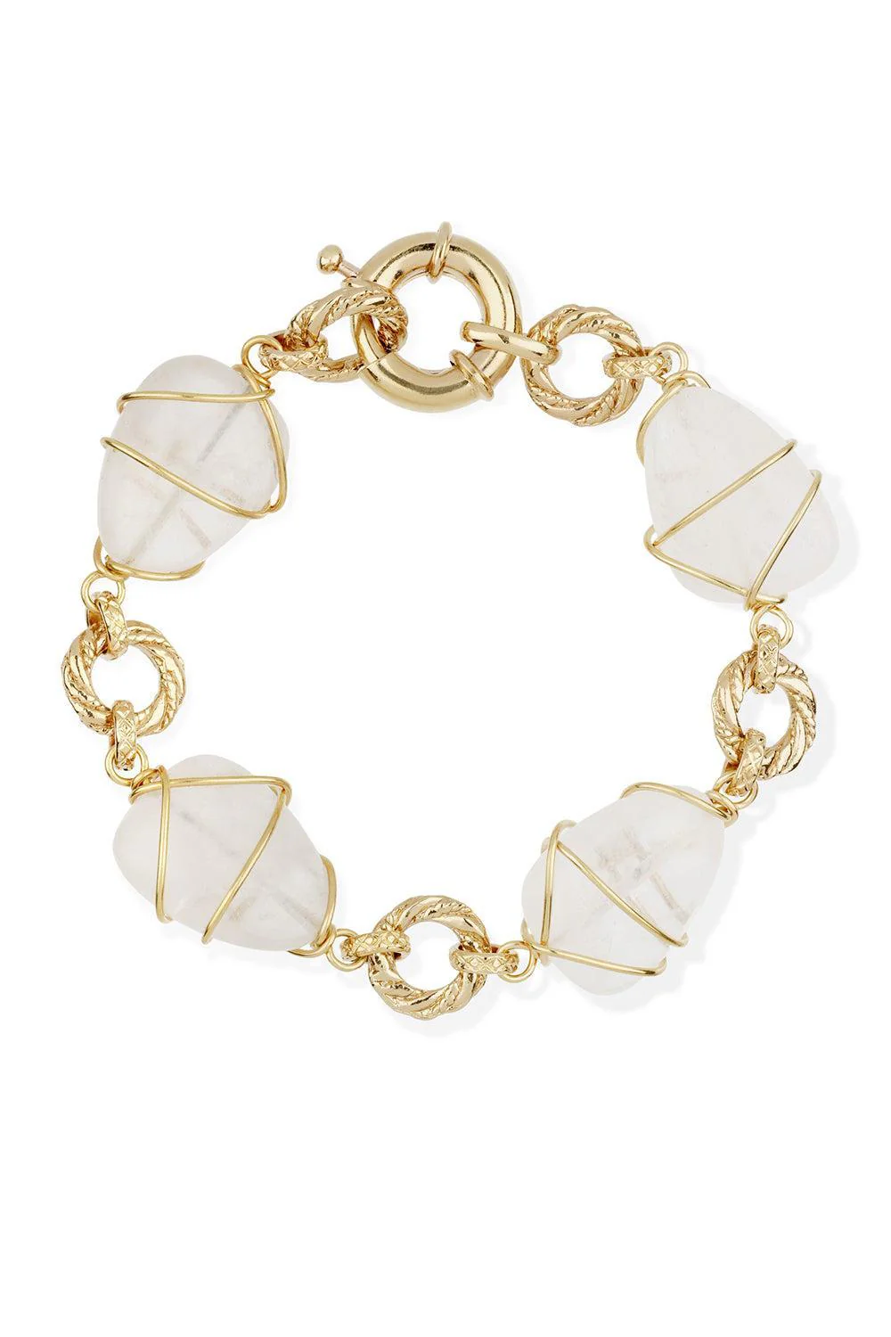Rock Crystal Rainbow Multi Bracelet