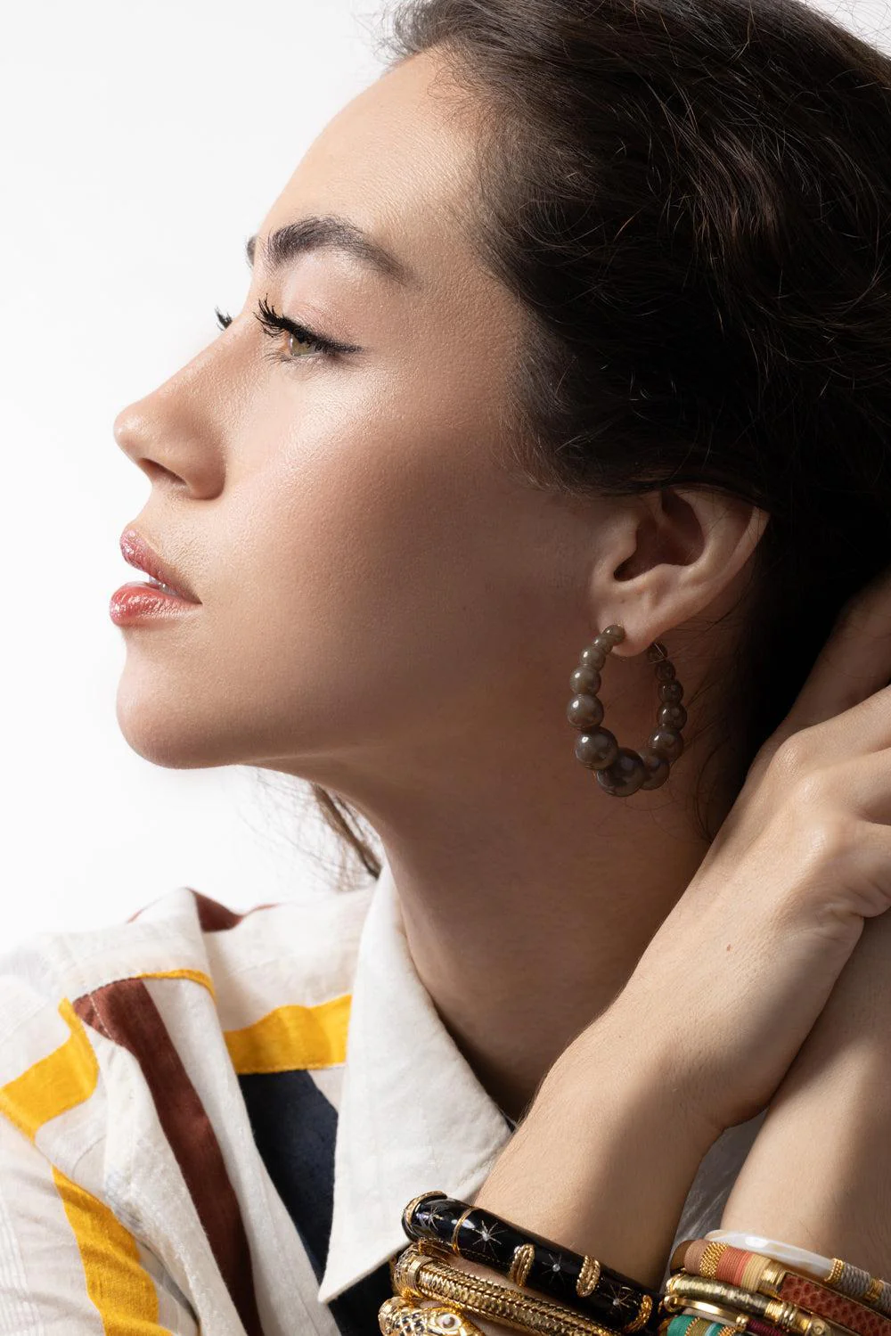 Small Andy Hoop Earrings - Image 5