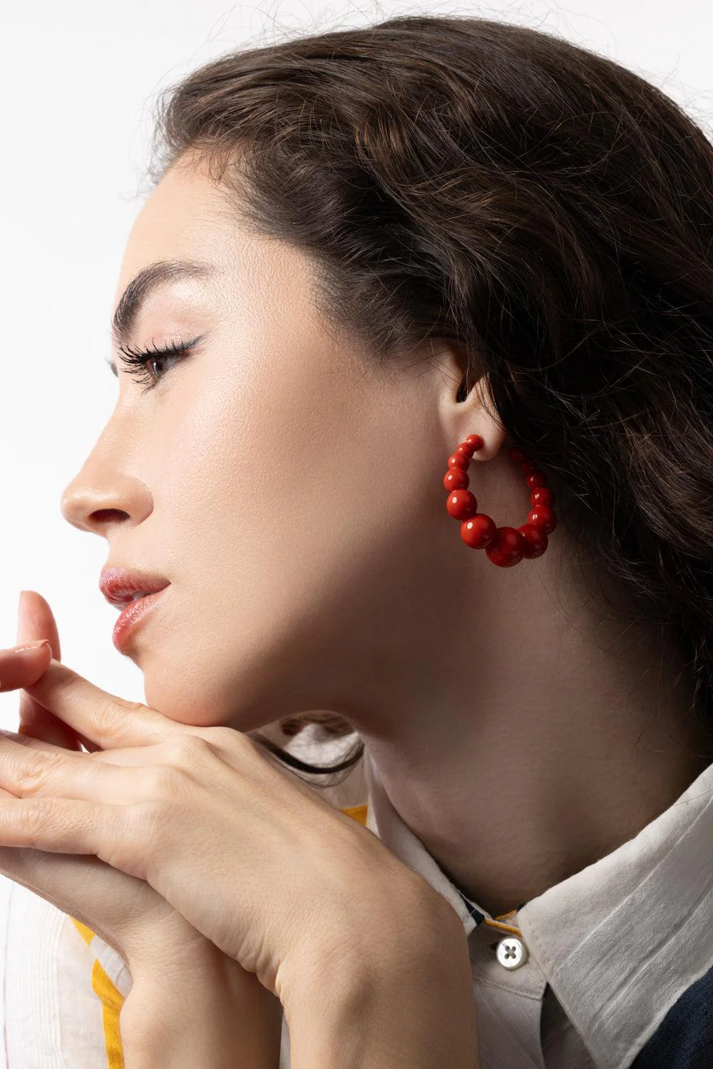 Small Andy Hoop Earrings - Image 8