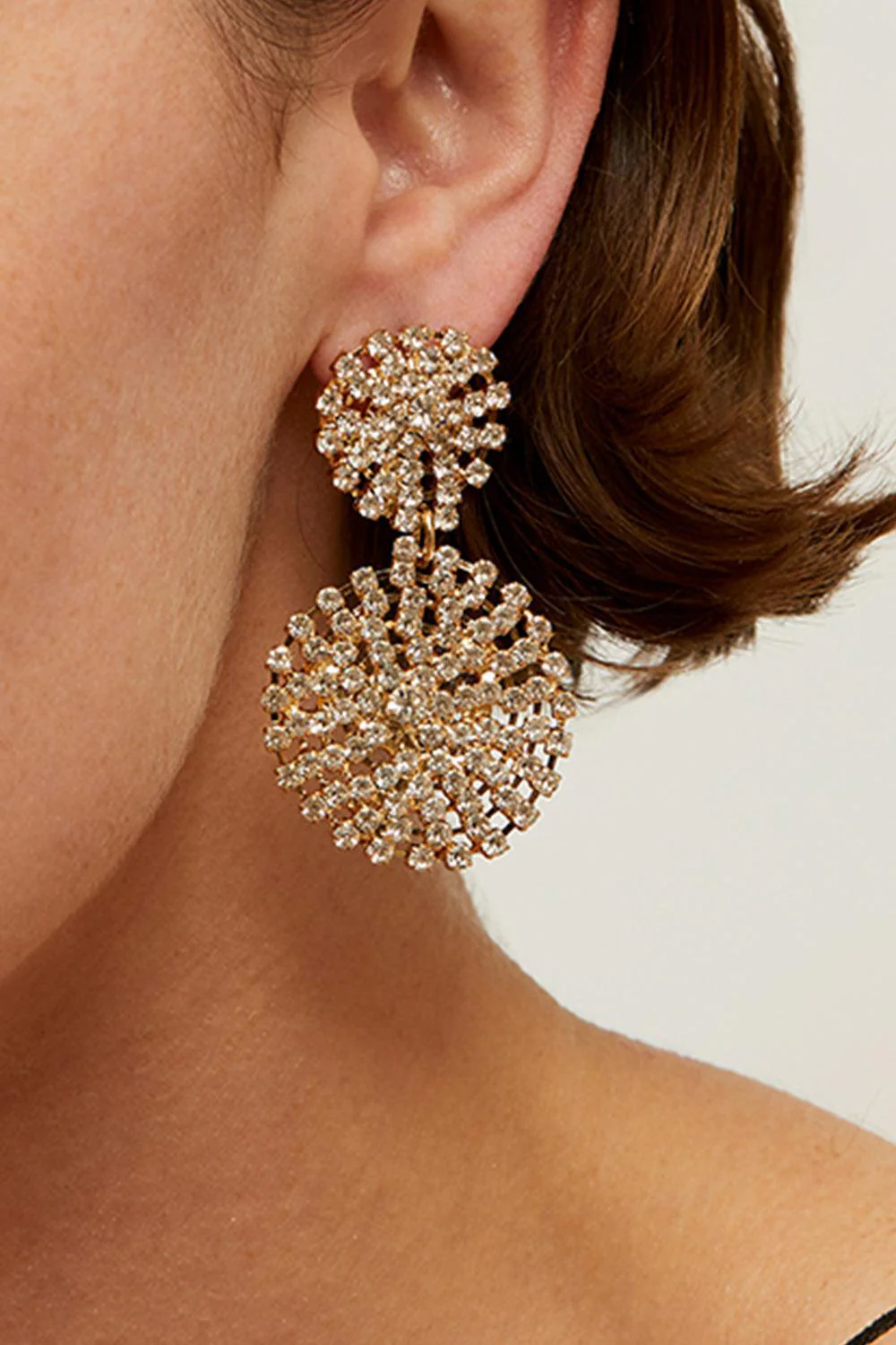 Small Onde Lucky Strass Earrings - Image 2