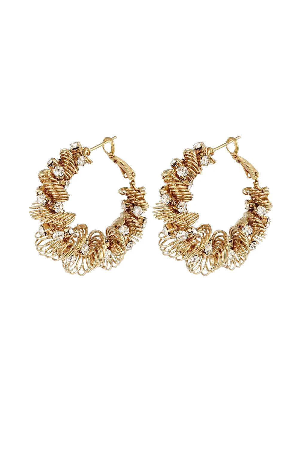 Strass Hoop Earrings