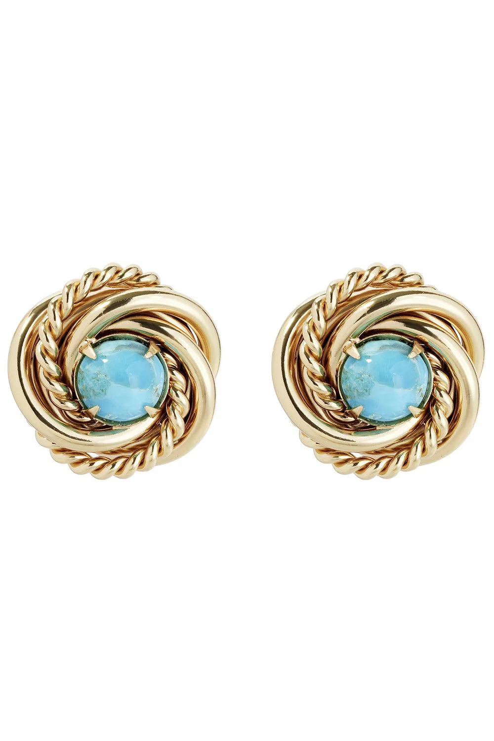 Turquoise Atika Stud Earrings