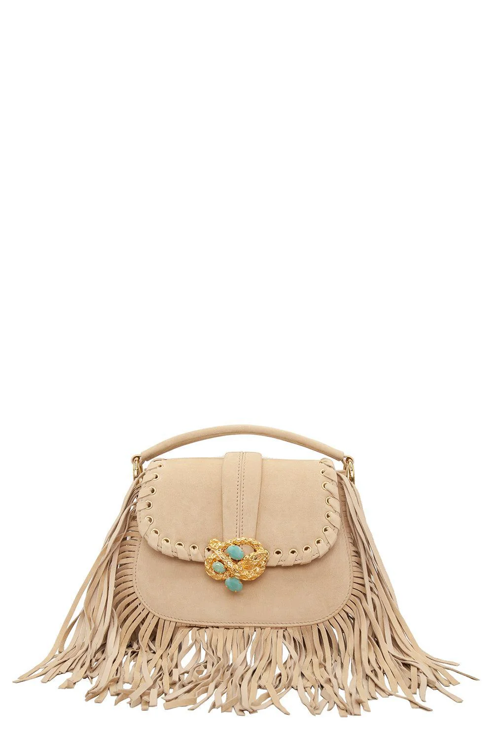 Alice Fringe Bag - Sand