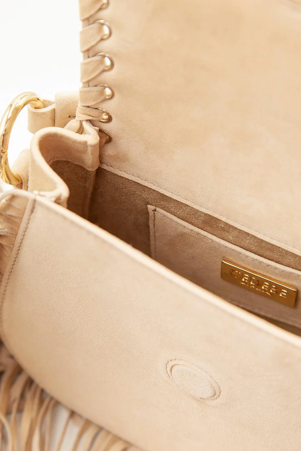 Alice Fringe Bag - Sand - Image 5