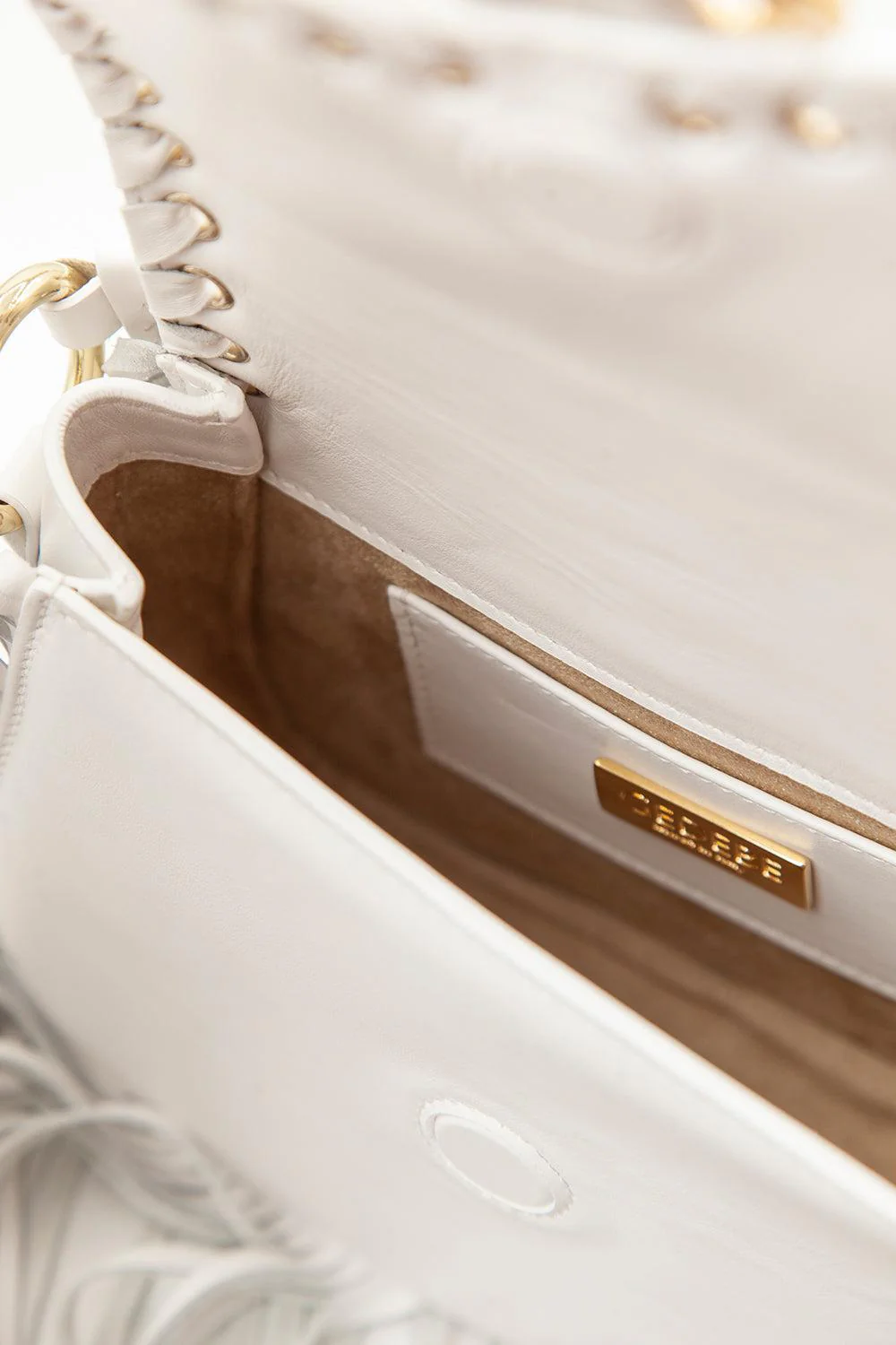Alice Fringe Bag - White - Image 5