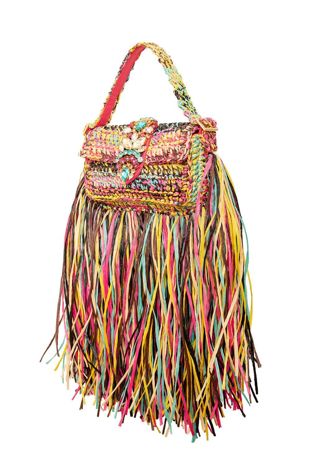 Habibi Fringe Bag - Multicolor - Image 6