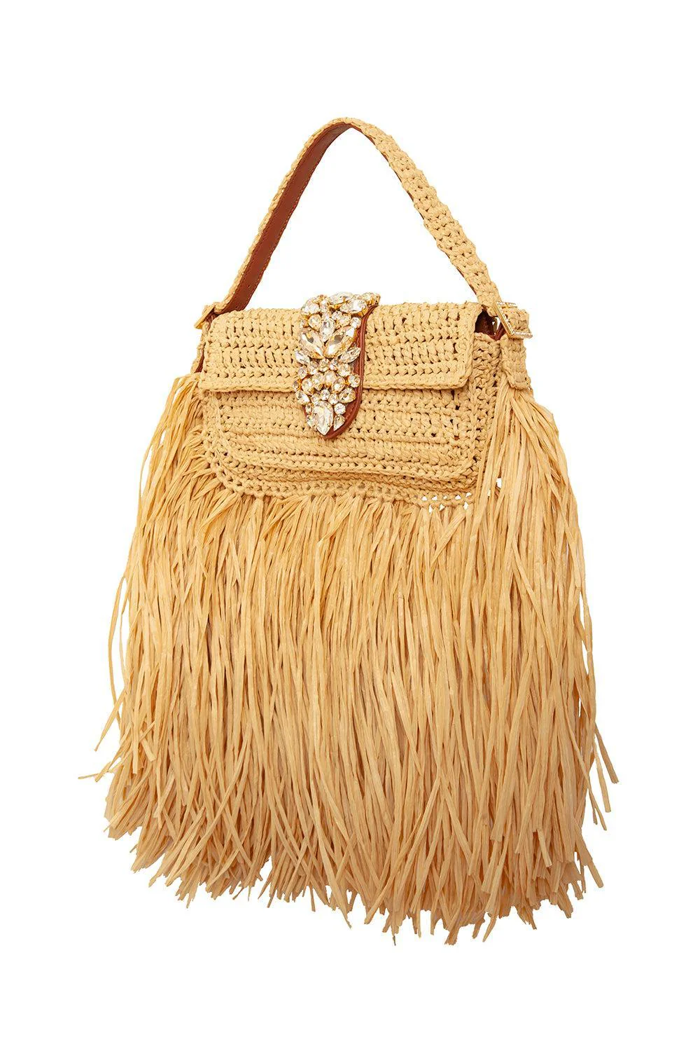 Habibi Fringe Bag - Natural - Image 8