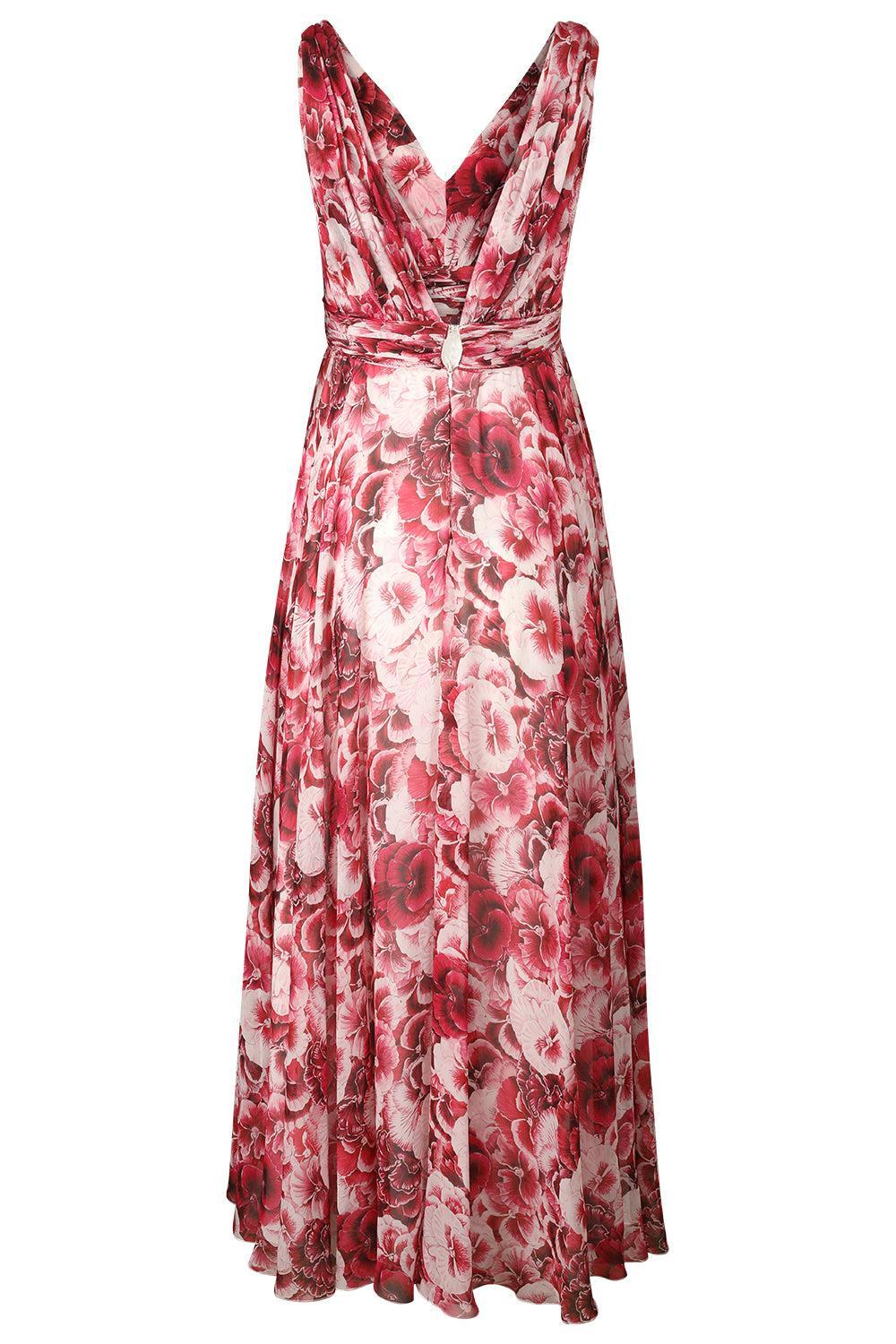 Sleeveless Pansies Dress - Image 5