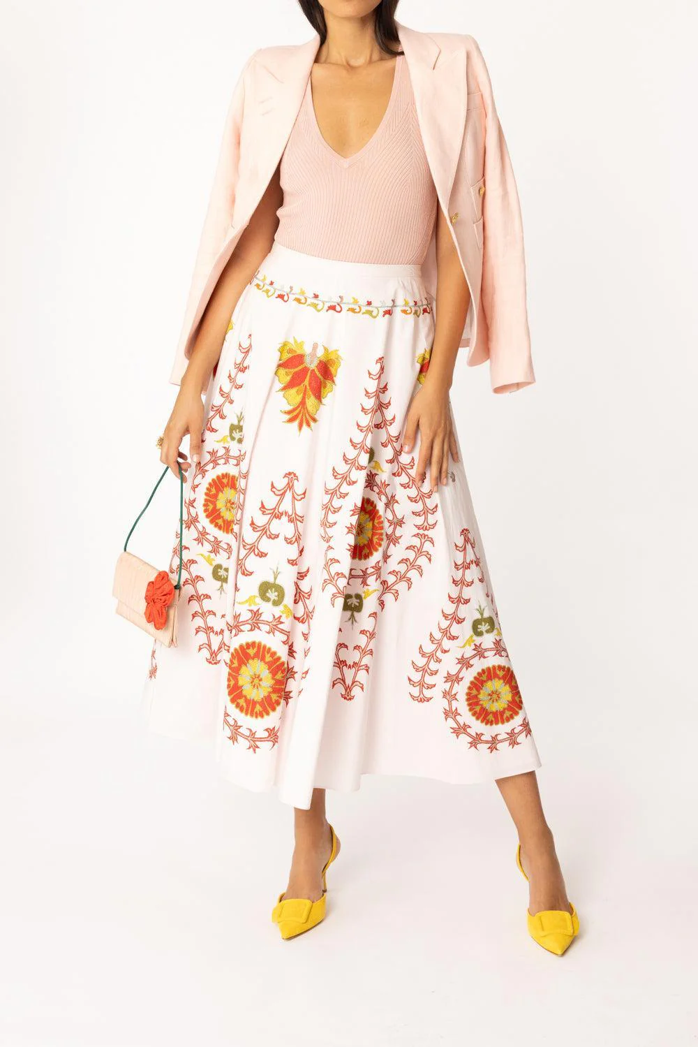 Embroidered Maxi Skirt - Image 2