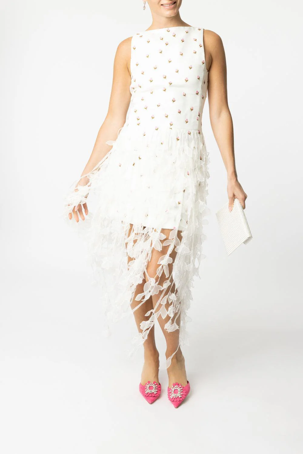 Floral Applique Dress - Image 2