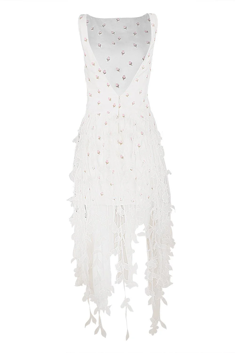 Floral Applique Dress - Image 5