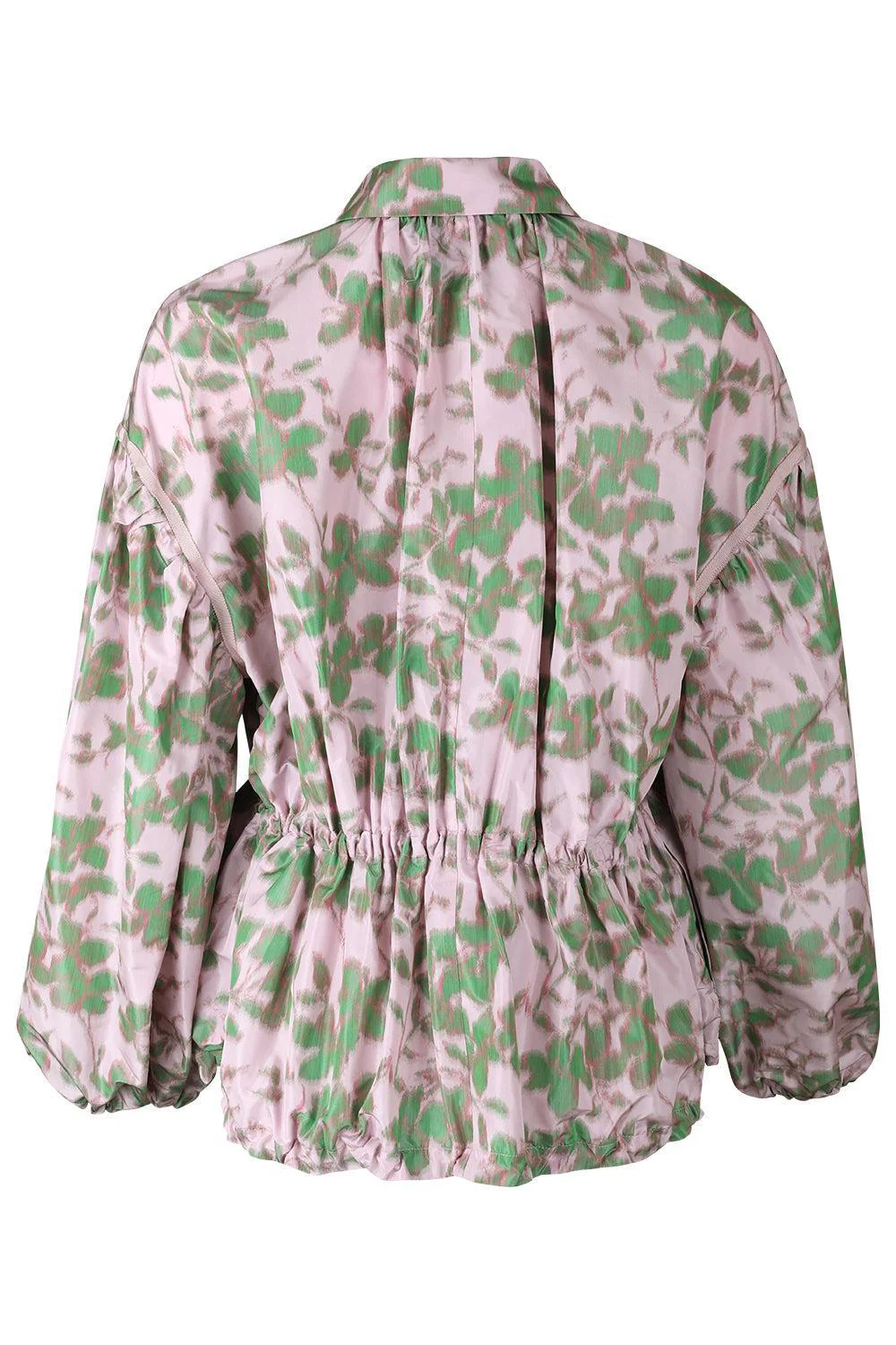 Floral Drawstring Coat - Image 4