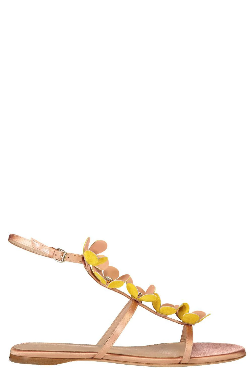 Flower Sandal - Nude