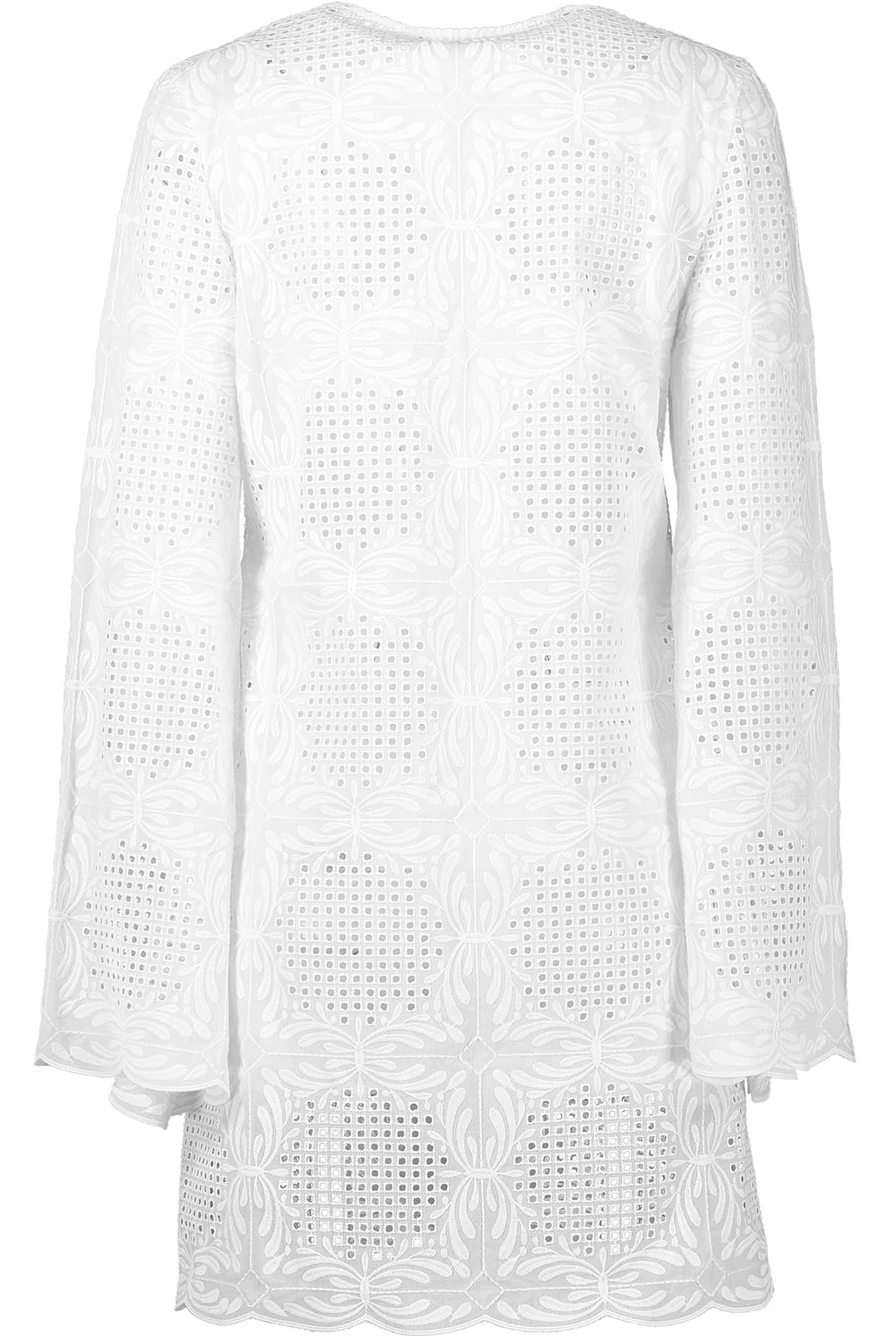Long Sleeve Embroidered Dress - Image 4