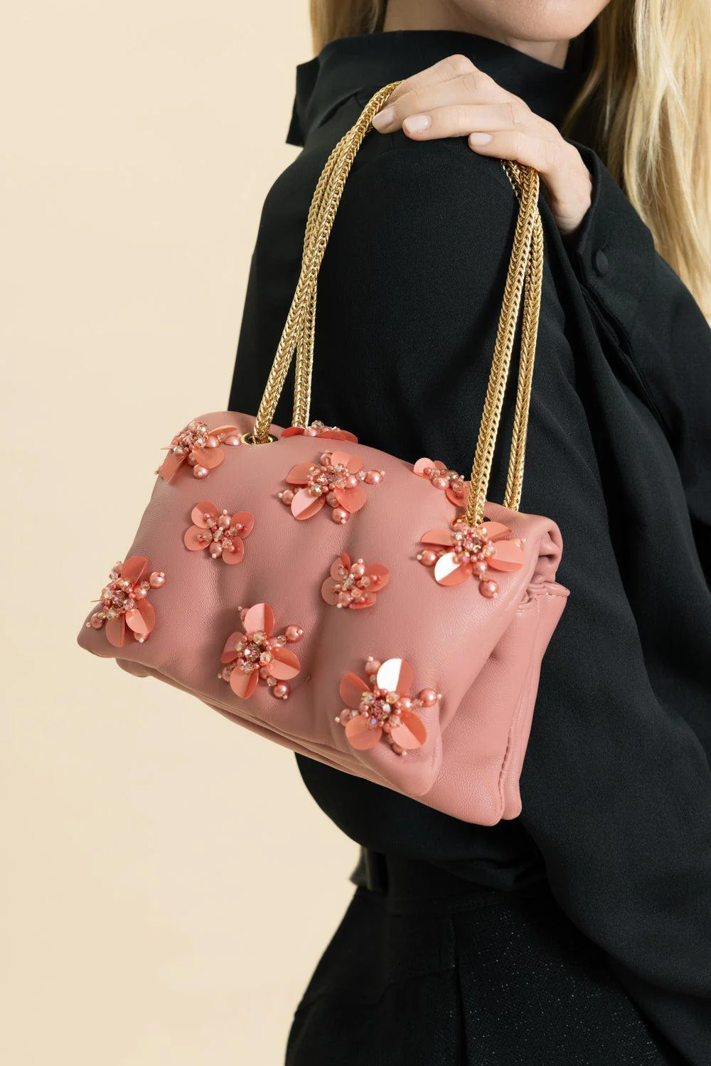 Mini Flower Airbag Bag - Antique Rose - Image 4