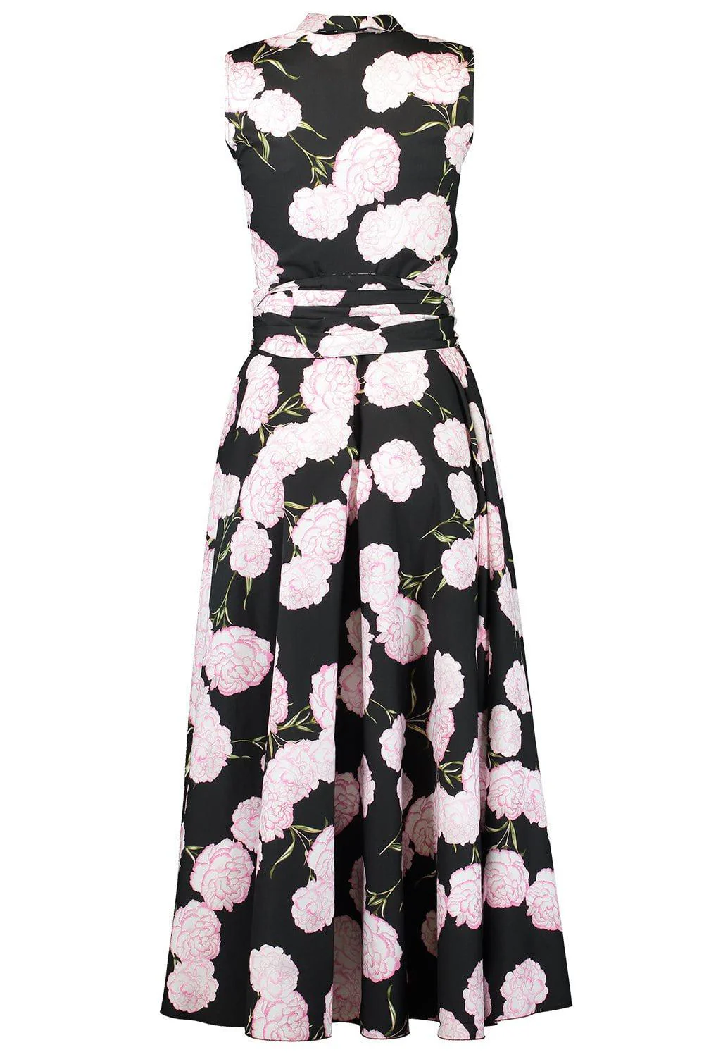 Sleeveless Floral Button Down Dress - Image 4
