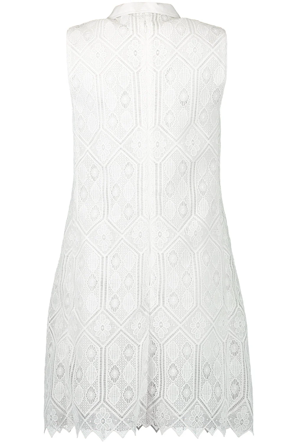 Sleeveless Mini Shirt Dress - Image 6