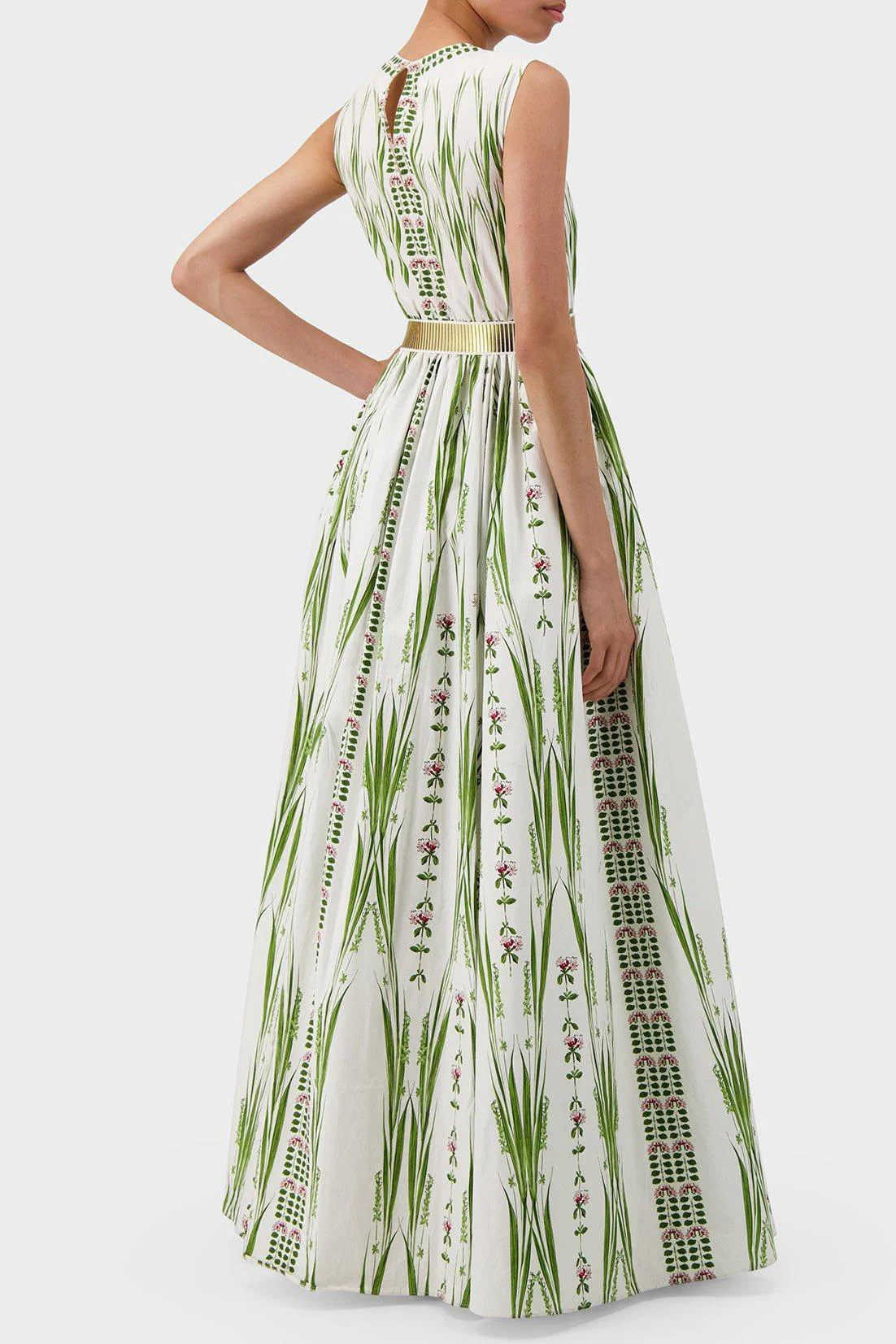 Sleeveless Poplin Dress - Image 4