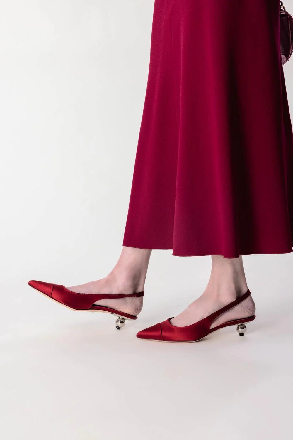 Slingback Heel - Ruby Crystal - Image 3