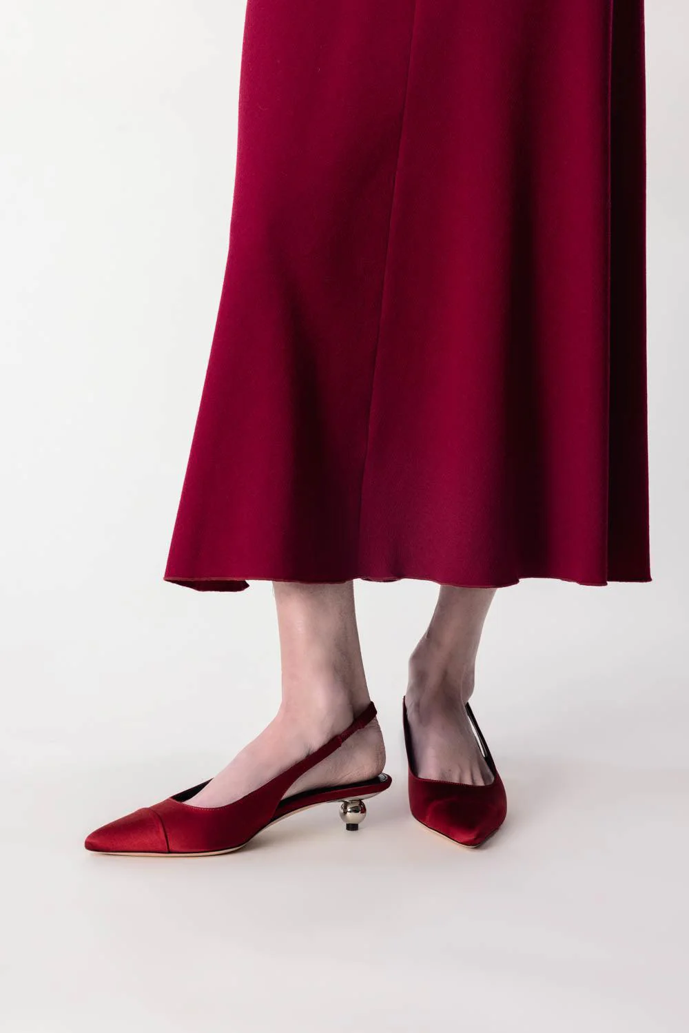 Slingback Heel - Ruby Crystal - Image 4