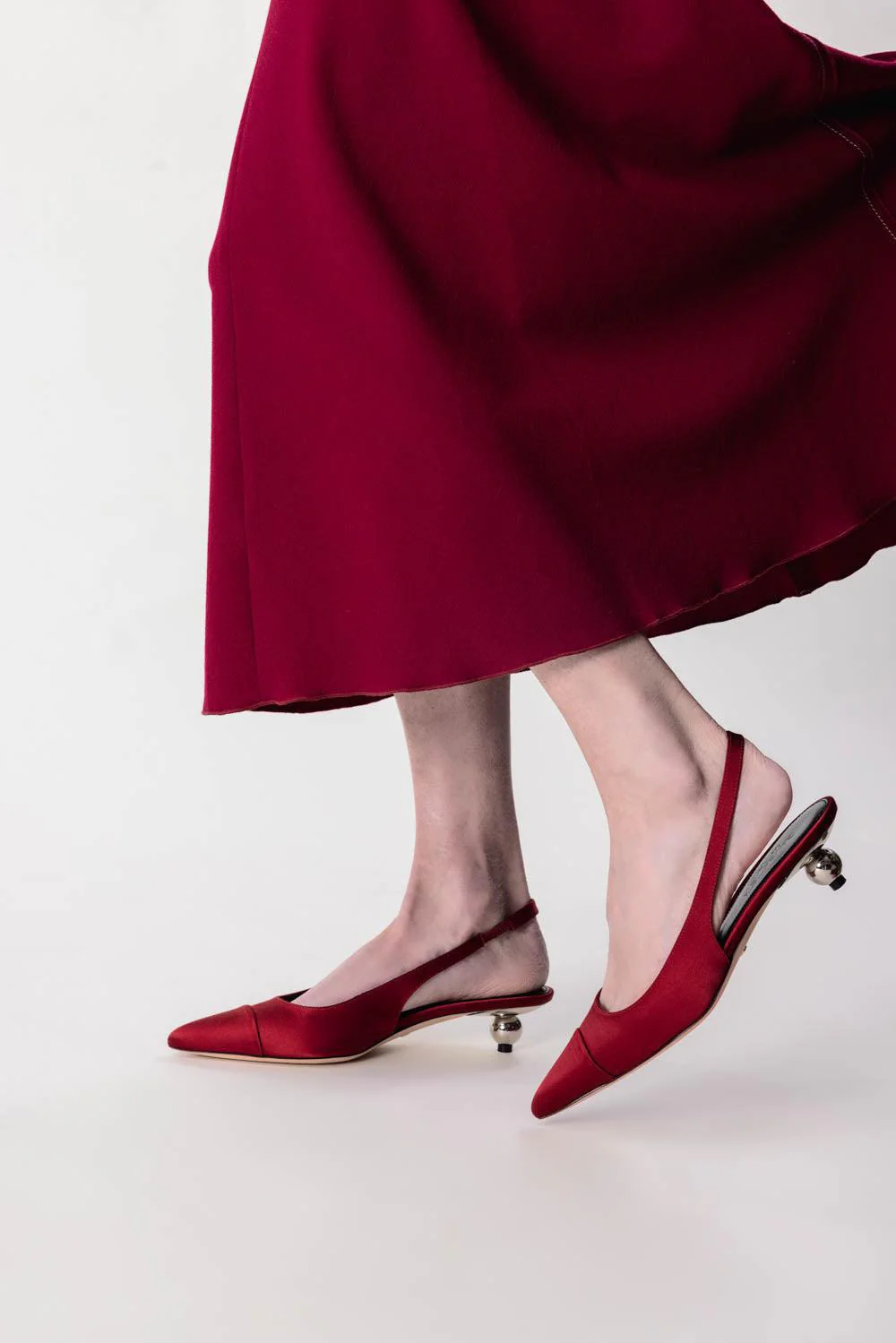 Slingback Heel - Ruby Crystal - Image 5