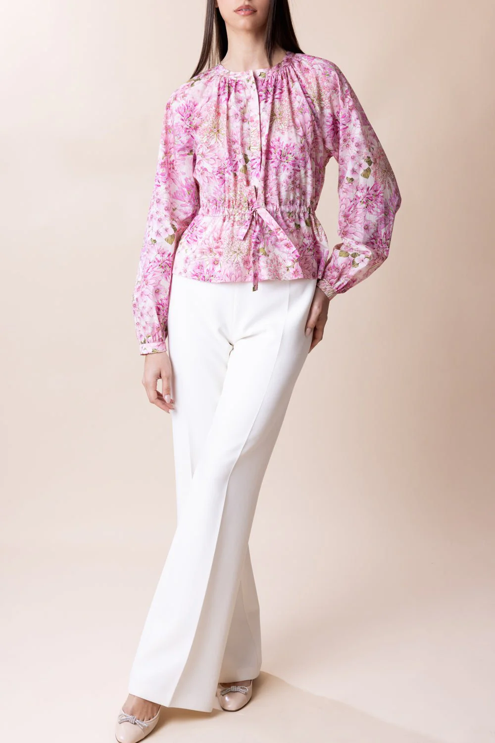 Tie Waist Blouse - Image 4