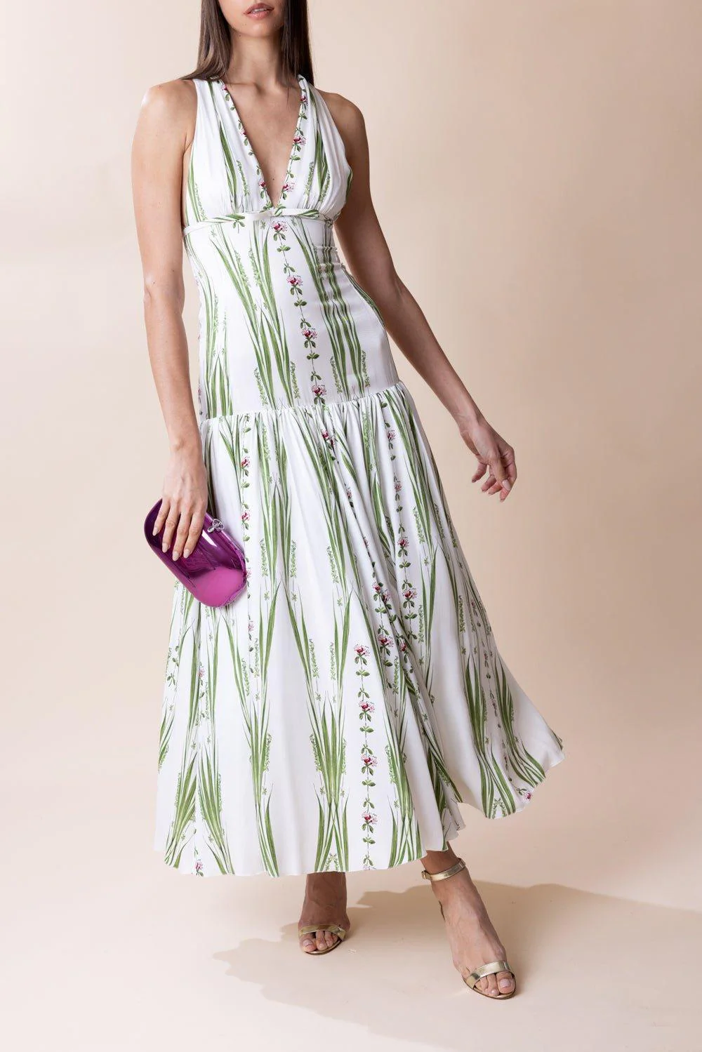 V-Neck Maxi Dress - Image 3