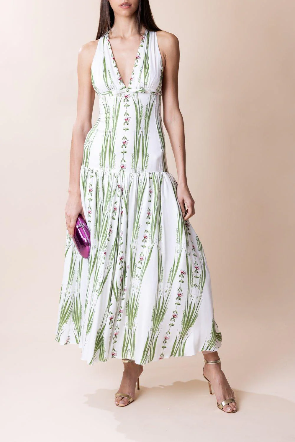 V-Neck Maxi Dress - Image 5
