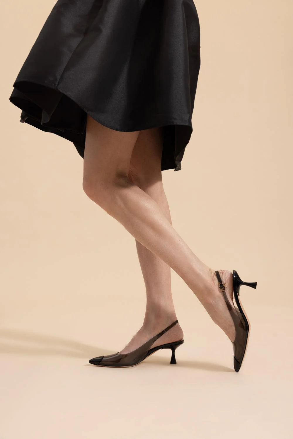 Vernice Slingback - Fume Black - Image 4