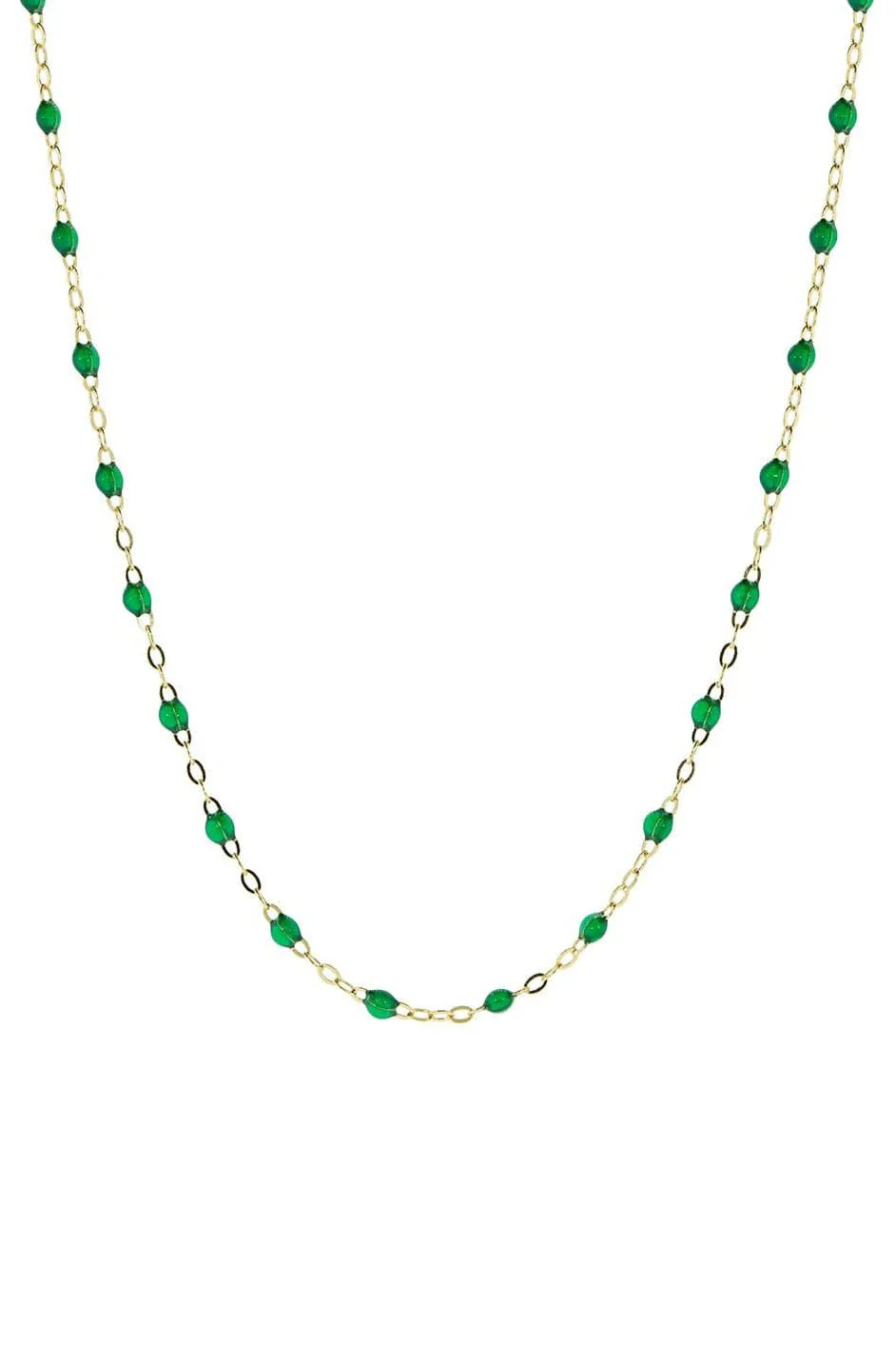 Classic Gigi Necklace - 16.5in - Emerald - Image 2