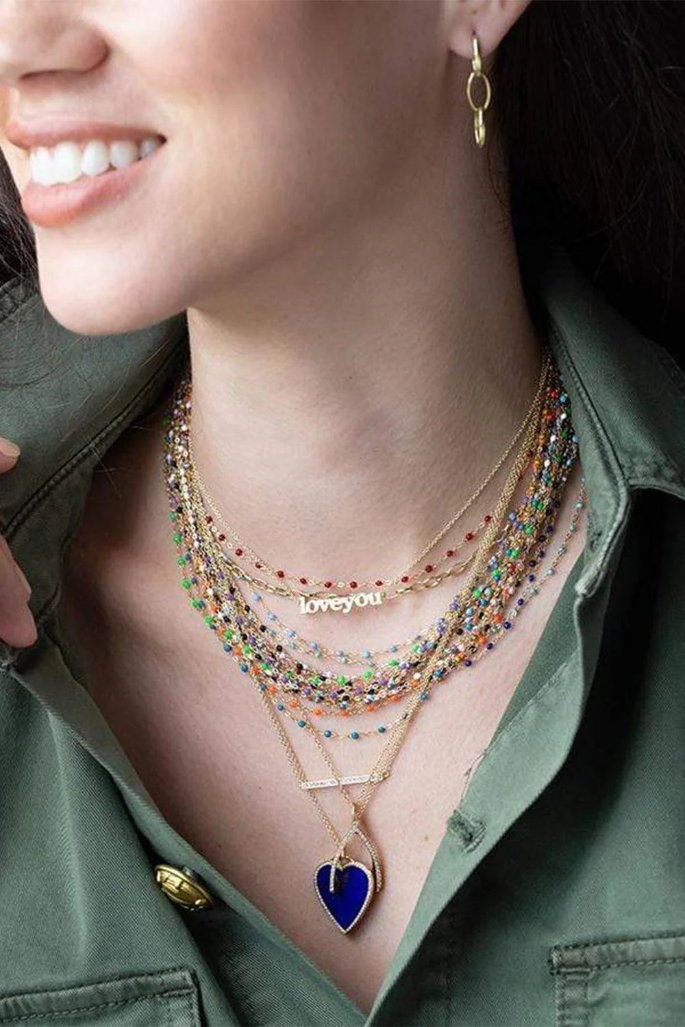 Classic Gigi Necklace - 16.5in - Jeans - Image 2